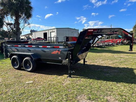 14' LZ7 GN Dump Trailer 2 - 7k Axles 2' Walls - Stryker Dealership Group