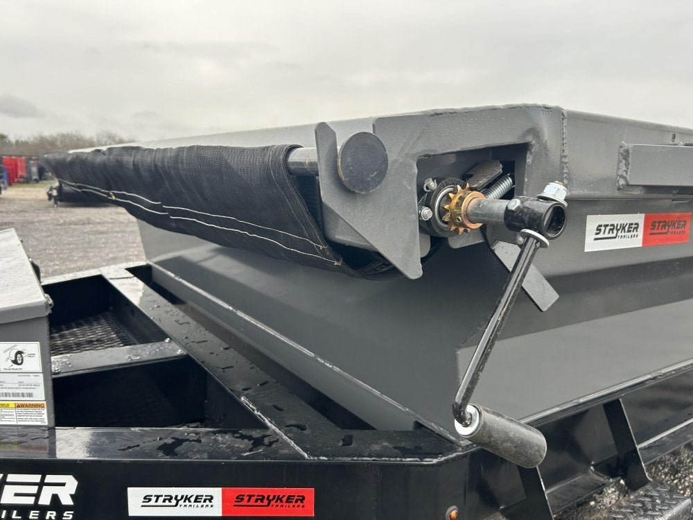 14' Stryker EDT Bumper Pull Dump Trailer 20" Side Walls - (2) 7k Axles 003887 - Stryker Dealership Group