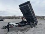 14' Stryker EDT Bumper Pull Dump Trailer 20" Side Walls - (2) 7k Axles 003887 - Stryker Dealership Group