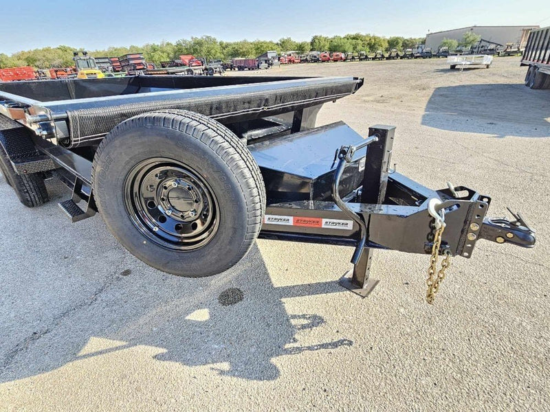 14' Stryker EDT Bumper Pull Dump Trailer 20" Side Walls - (2) 7k Axles 004046 - Stryker Dealership Group