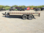 14' Stryker EDT Bumper Pull Dump Trailer 20" Side Walls - (2) 7k Axles 004053 - Stryker Dealership Group