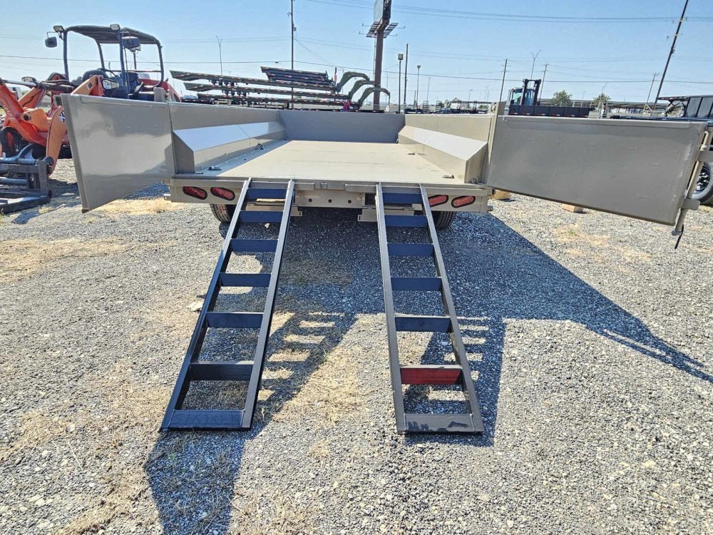 14' Stryker EDT Bumper Pull Dump Trailer 20" Side Walls - (2) 7k Axles 004053 - Stryker Dealership Group