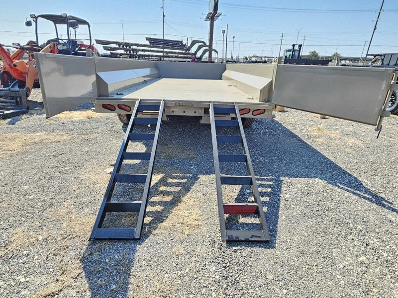 14' Stryker EDT Bumper Pull Dump Trailer 20" Side Walls - (2) 7k Axles 004053 - Stryker Dealership Group