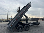 14' Stryker EDT Bumper Pull Dump Trailer 20" Side Walls - (2) 7k Axles 004055 - Stryker Dealership Group