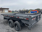14' Stryker EDT Bumper Pull Dump Trailer 20" Side Walls - (2) 7k Axles 004055 - Stryker Dealership Group