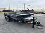 14' Stryker EDT Bumper Pull Dump Trailer 20" Side Walls - (2) 7k Axles 004267 - Stryker Dealership Group