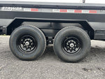 14' Stryker EDT Bumper Pull Dump Trailer 20" Side Walls - (2) 7k Axles 4055 - Stryker Dealership Group