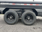 14' Stryker EDT Bumper Pull Dump Trailer 20" Side Walls - (2) 7k Axles 4055 - Stryker Dealership Group