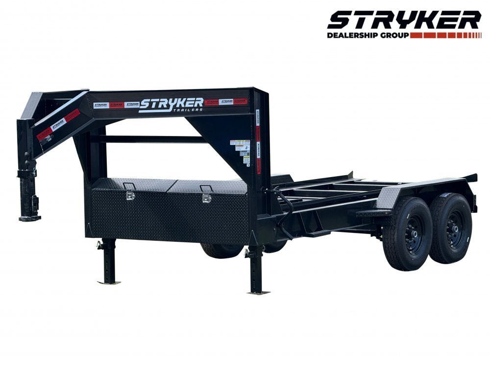 14' Stryker Gooseneck Roll Off Base Trailer - (2) 7K Axles 3957 - Stryker Dealership Group