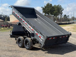 14' Stryker SDT Bumper Pull Dump Trailer 24" Side Walls - (2) 7k Axles 004265 - Stryker Dealership Group