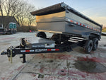 14' Stryker SDT Bumper Pull Dump Trailer 36" Side Walls - (2) 7k Axles 003762 - Stryker Dealership Group