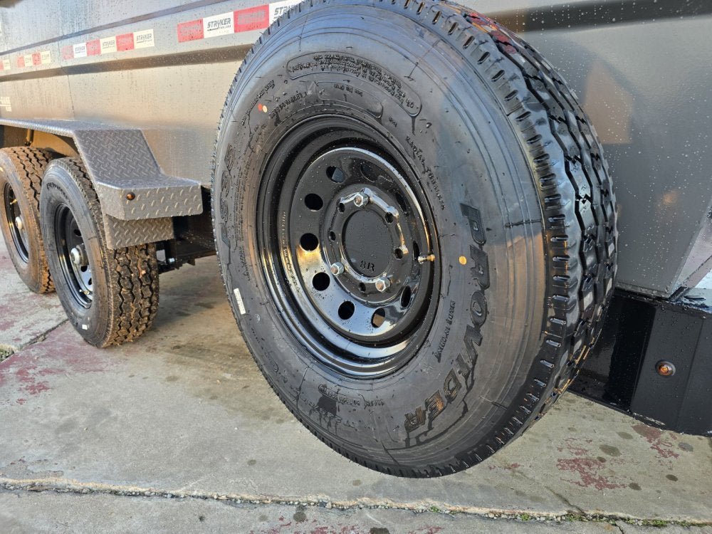 14' Stryker SDT Bumper Pull Dump Trailer 36" Side Walls - (2) 7k Axles 003762 - Stryker Dealership Group