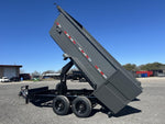 14' Stryker SDT Bumper Pull Dump Trailer 48" Side Walls - (2) 7k Axles 3928 - Stryker Dealership Group