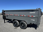 14' Stryker SDT Gooseneck Dump Trailer 48" Side Walls - (2) 7k Axles 3930 - Stryker Dealership Group