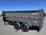 14' Stryker SDT Gooseneck Dump Trailer 48" Side Walls - (2) 7k Axles 3930 - Stryker Dealership Group