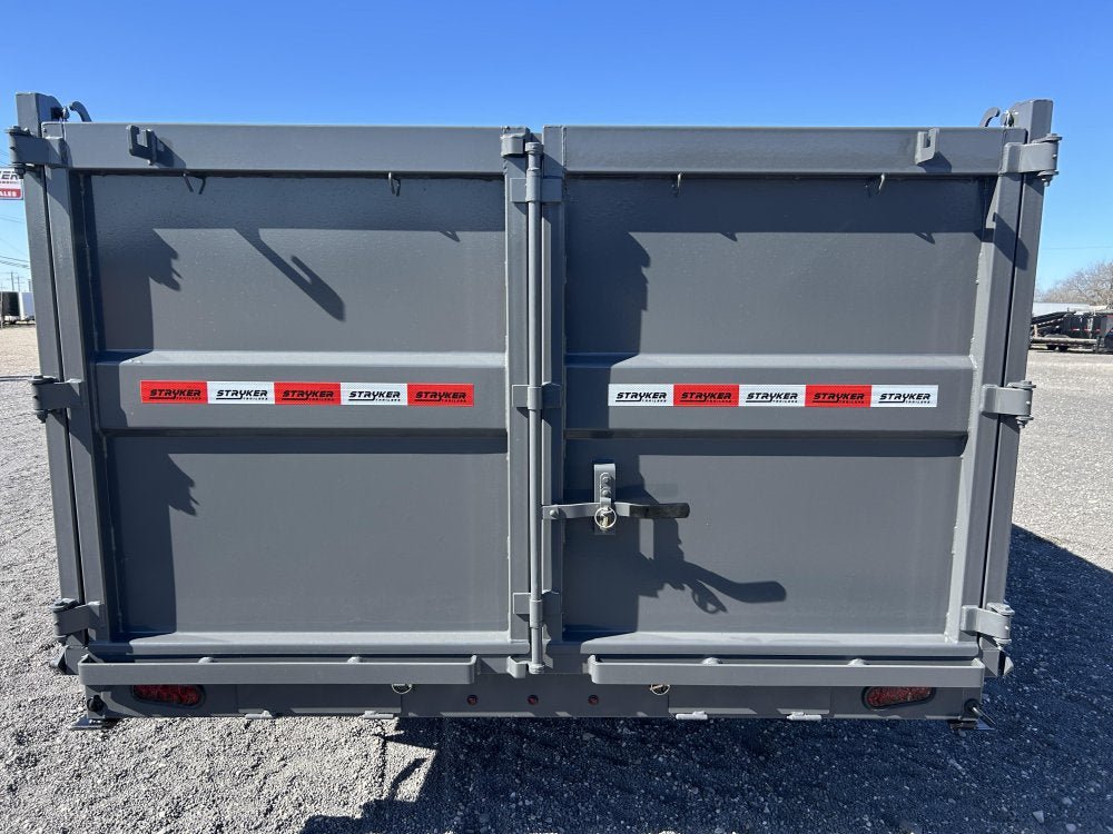 14' Stryker SDT Gooseneck Dump Trailer 48" Side Walls - (2) 7k Axles 3930 - Stryker Dealership Group