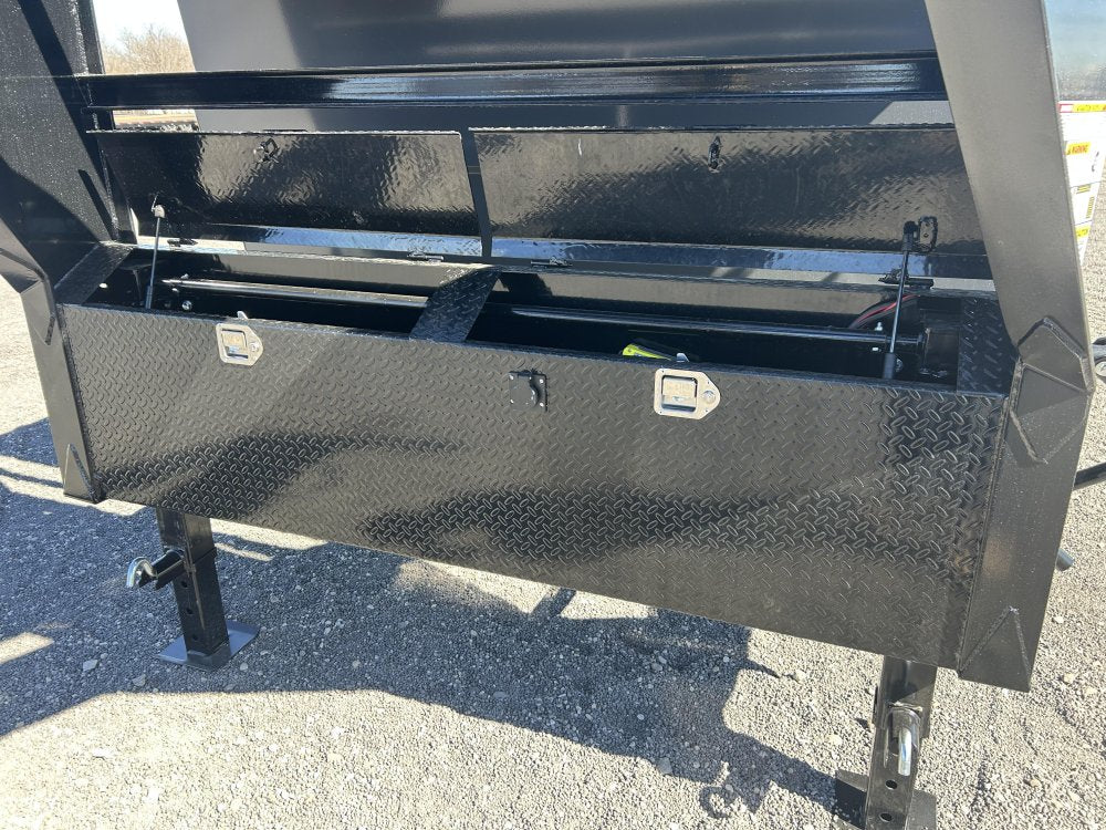 14' Stryker SDT Gooseneck Dump Trailer 48" Side Walls - (2) 7k Axles 3931 - Stryker Dealership Group