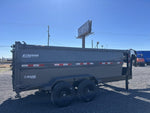 14' Stryker SDT Gooseneck Dump Trailer 48" Side Walls - (2) 7k Axles 3931 - Stryker Dealership Group