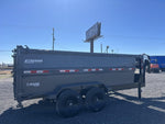 14' Stryker SDT Gooseneck Dump Trailer 48" Side Walls - (2) 7k Axles 3931 - Stryker Dealership Group