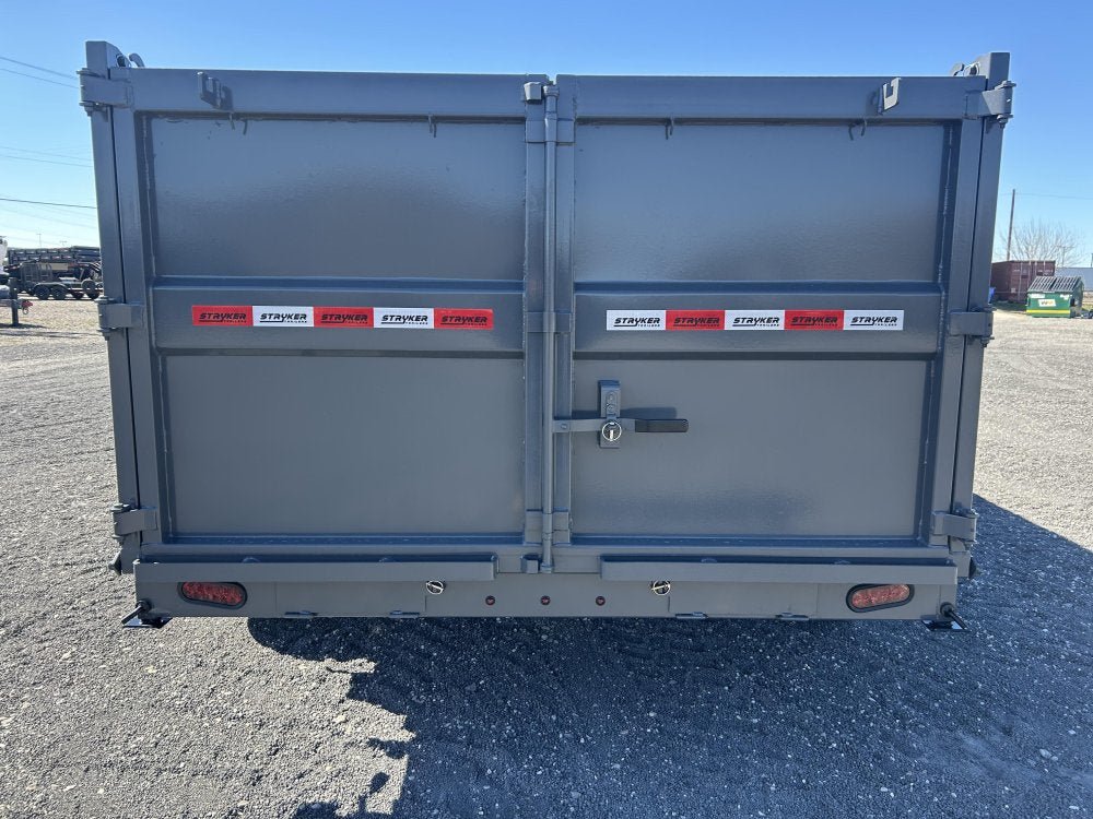 14' Stryker SDT Gooseneck Dump Trailer 48" Side Walls - (2) 7k Axles 3931 - Stryker Dealership Group