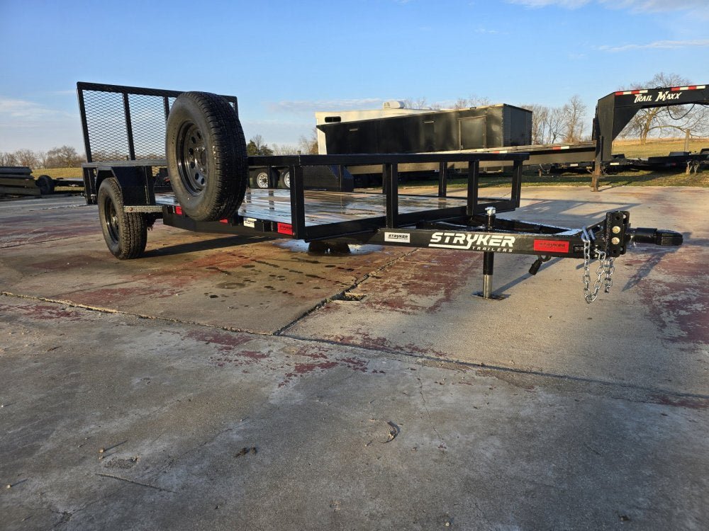 14' Utility Trailer (1) 3.5K Axle, 77" Wide 4' Gate 003765 - Stryker Dealership Group
