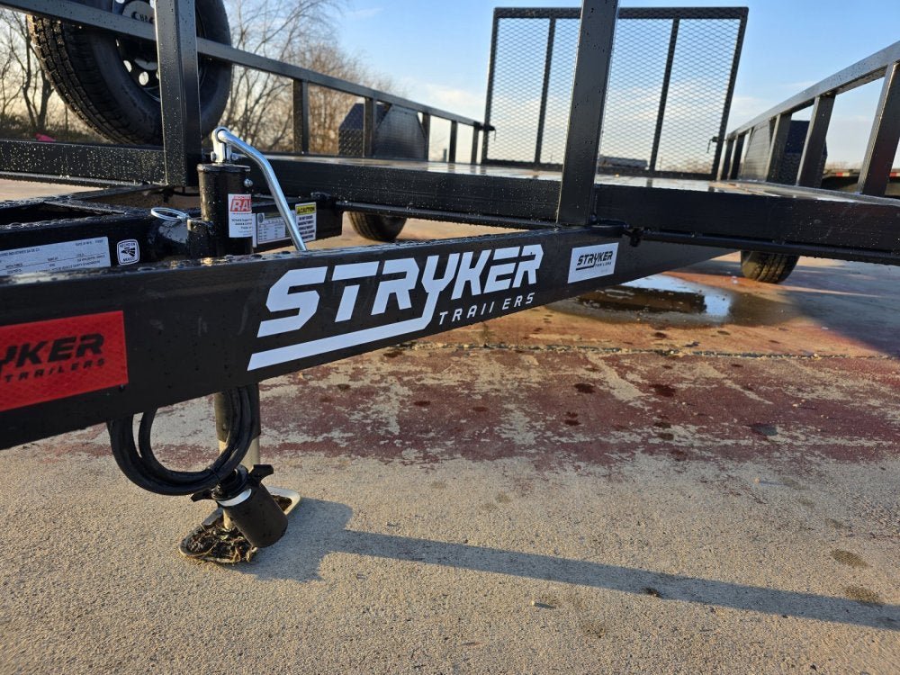 14' Utility Trailer (1) 3.5K Axle, 77" Wide 4' Gate 003765 - Stryker Dealership Group