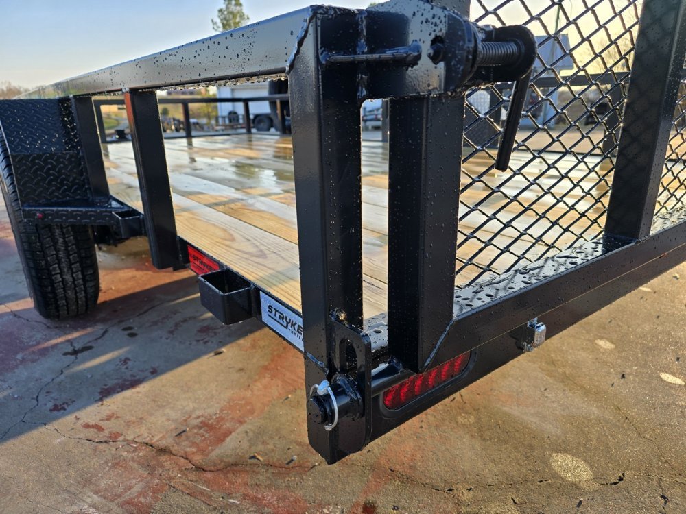 14' Utility Trailer (1) 3.5K Axle, 77" Wide 4' Gate 003765 - Stryker Dealership Group