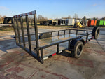 14' Utility Trailer (1) 3.5K Axle, 77" Wide 4' Gate 3808 - Stryker Dealership Group