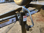14' Utility Trailer (2) 3.5K Axles, 77" Wide, Side Ramps and 4' Gate 004071 - Stryker Dealership Group