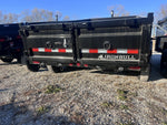 14' x 83" Iron Bull DTB Bumper Pull Dump Trailer 24" Side Walls - (2) 7,000 lb Axles, Telescopic 108275 - Stryker Dealership Group