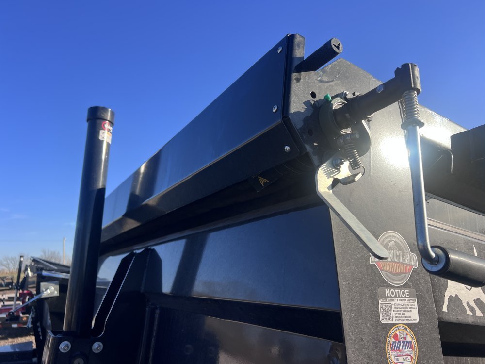 14' x 83" Iron Bull DTB Bumper Pull Dump Trailer 24" Side Walls - (2) 7,000 lb Axles, Telescopic 108275 - Stryker Dealership Group