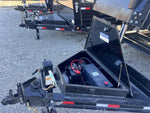 14' x 83" Iron Bull DTB Bumper Pull Dump Trailer 24" Side Walls - (2) 7,000 lb Axles, Telescopic 108275 - Stryker Dealership Group