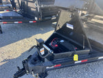 14' x 83" Iron Bull DTB Bumper Pull Dump Trailer 24" Side Walls - (2) 7,000 lb Axles, Telescopic 110018 - Stryker Dealership Group