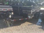 14' x 83" Iron Bull DTB Bumper Pull Dump Trailer 24" Side Walls - (2) 7,000 lb Axles, Telescopic 110018 - Stryker Dealership Group