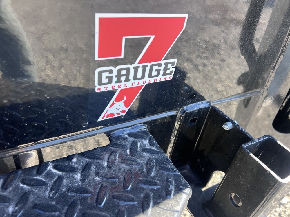 14' x 83" Iron Bull DTB Bumper Pull Dump Trailer 24" Side Walls - (2) 7,000 lb Axles, Telescopic 110018 - Stryker Dealership Group