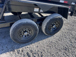 14' x 83" Iron Bull DTB Bumper Pull Dump Trailer 24" Side Walls - (2) 7,000 lb Axles, Telescopic 110018 - Stryker Dealership Group