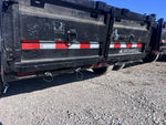 14' x 83" Iron Bull DTB Bumper Pull Dump Trailer 24" Side Walls - (2) 7,000 lb Axles, Telescopic 110018 - Stryker Dealership Group