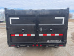 14' x 83" Iron Bull DTB Bumper Pull Dump Trailer 48" Side Walls - (2) 7,000 lb Axles, Telescopic 110771 - Stryker Dealership Group