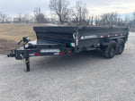 14' x 83" Iron Bull DWB Bumper Pull Dump Trailer 24" Side Walls - (2) 7,000 lb Axles 105969 - Stryker Dealership Group