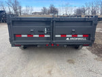 14' x 83" Iron Bull DWB Bumper Pull Dump Trailer 24" Side Walls - (2) 7,000 lb Axles 105969 - Stryker Dealership Group