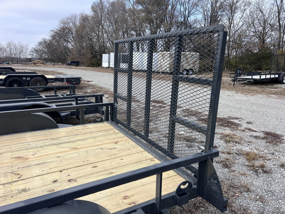 14' x 83" Iron Bull UTB Bumper Pull Utility Trailer - (2) 3,500 lb Axles 112463 - Stryker Dealership Group