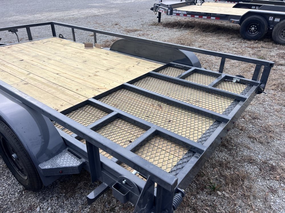 14' x 83" Iron Bull UTB Bumper Pull Utility Trailer - (2) 3,500 lb Axles 112463 - Stryker Dealership Group