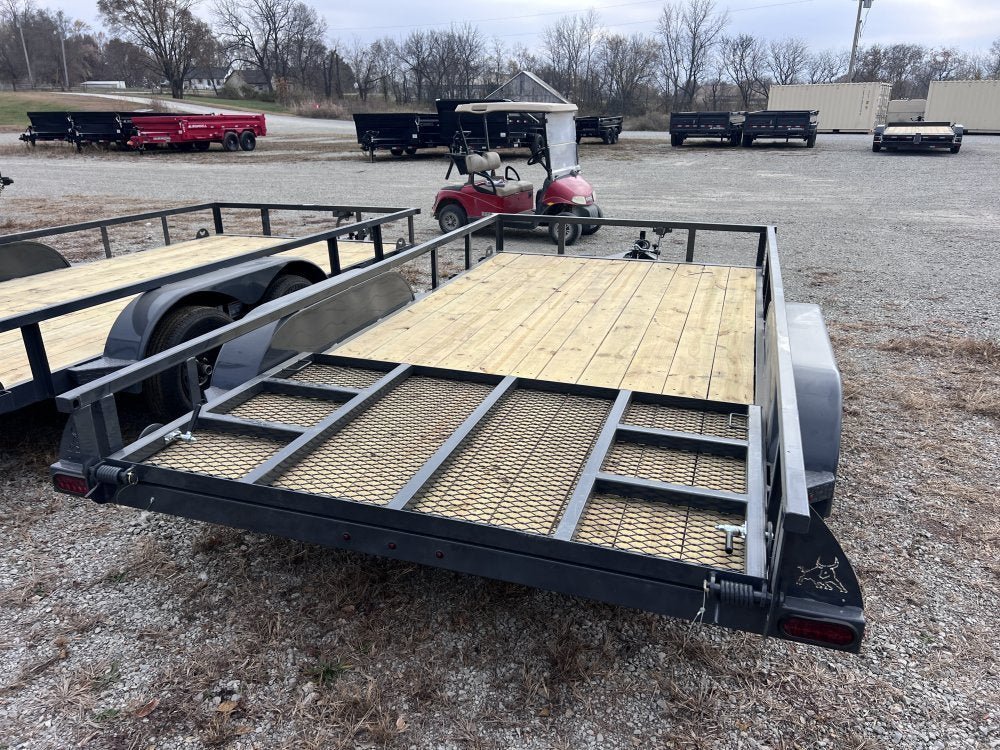 14' x 83" Iron Bull UTB Bumper Pull Utility Trailer - (2) 3,500 lb Axles 112463 - Stryker Dealership Group