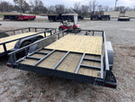 14' x 83" Iron Bull UTB Bumper Pull Utility Trailer - (2) 3,500 lb Axles 112463 - Stryker Dealership Group