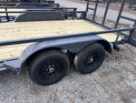 14' x 83" Iron Bull UTB Bumper Pull Utility Trailer - (2) 3,500 lb Axles 112464 - Stryker Dealership Group