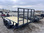 14' x 83" Iron Bull UTB Bumper Pull Utility Trailer - (2) 3,500 lb Axles 112464 - Stryker Dealership Group