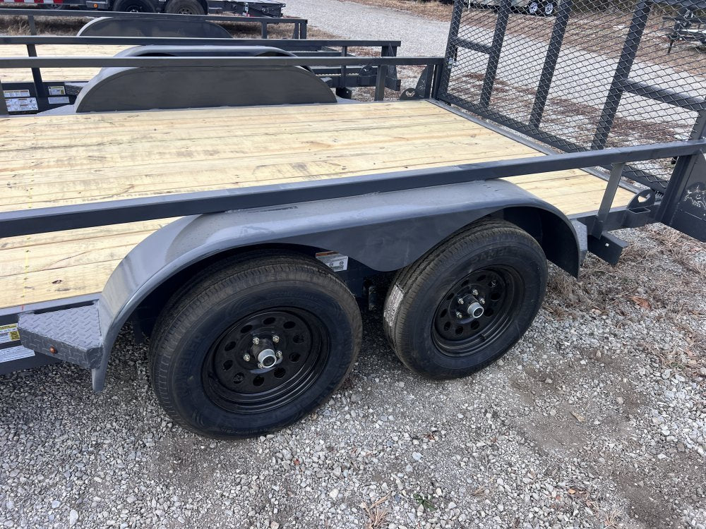 14' x 83" Iron Bull UTB Bumper Pull Utility Trailer - (2) 3,500 lb Axles 112464 - Stryker Dealership Group
