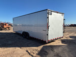 8.5 x 28 Tremor SE Flat Top Sloped V Nose Enclosed Trailer - (2) 7000 lb Axle 129562