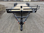 22' Iron Bull TLB Bumper Pull Equipment Tilt Trailer - (2) 7,000 lb Axles 112909