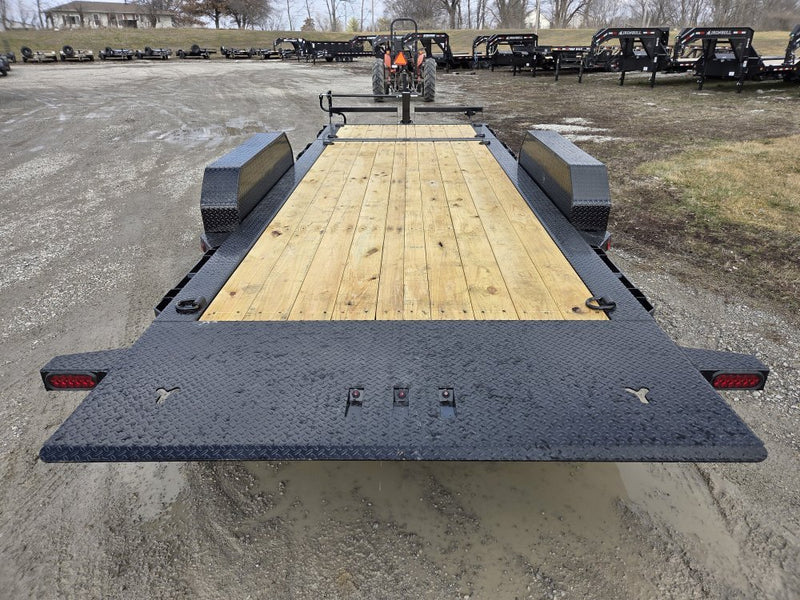 20' Iron Bull TLB Bumper Pull Equipment Tilt Trailer - (2) 7,000 lb Axles 112865